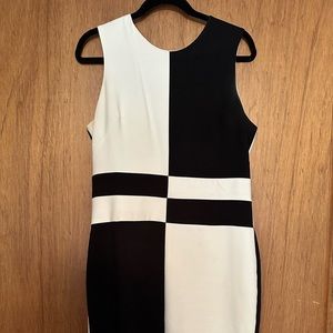 Black and white Ann Taylor dress